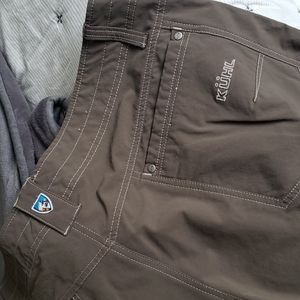 Kuhl light and stretchy pants.  38x32